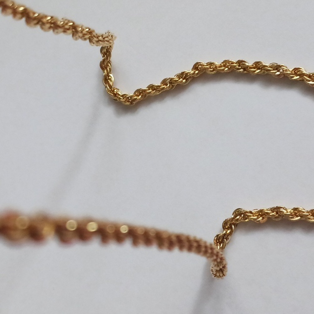 Gold Rope Necklace - Picture 3 of 3